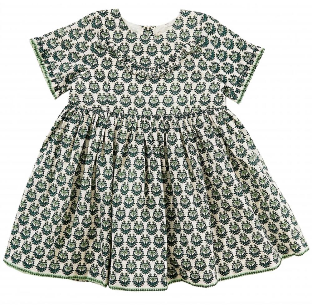 NEW PINK CHICKEN girl's amelia dress in green